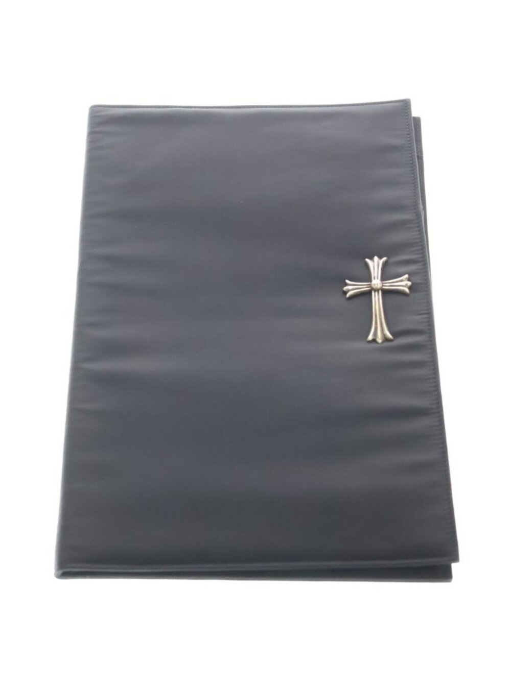Chrome Hearts Large CH Cross Nylon Maxfield Limited Binder Note Cover Black